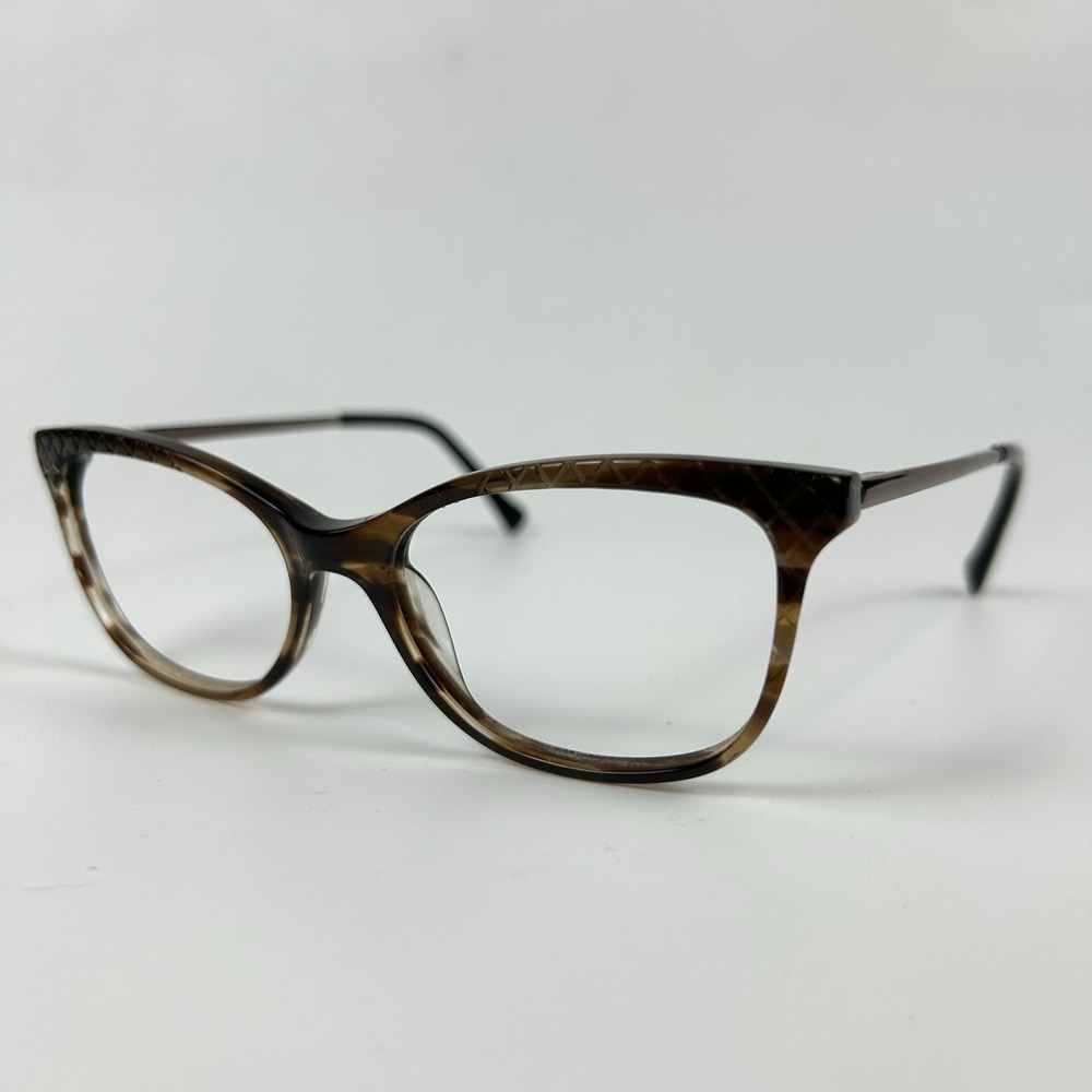 Vera Bradley Indiana Rose Tavia Womens Eyeglasses Brown Full Rim 52-18-135 mm